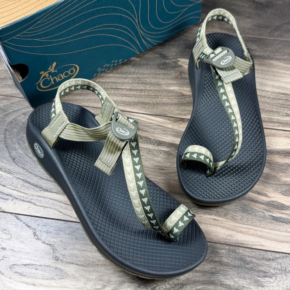 NIB Chaco Bodhi Sandal 8M 39 Adjustable Strap Performance Sport Wedge Muted Sage
